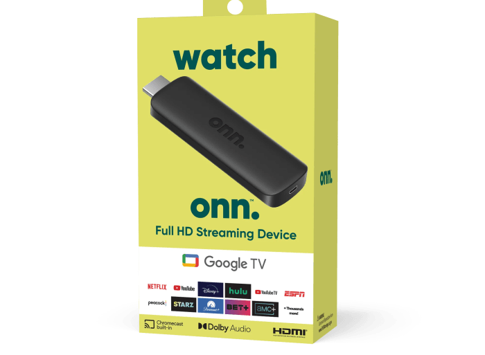 Walmart google tv full hd streaming device