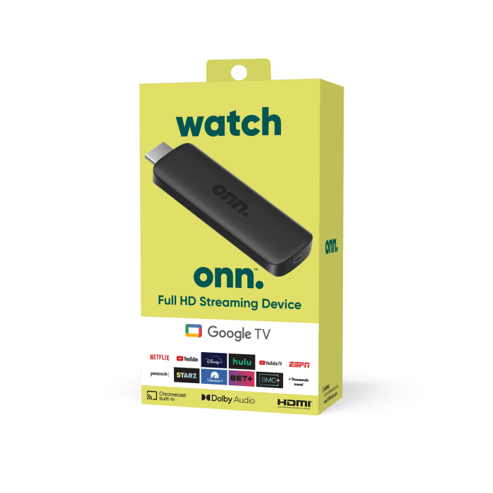 Walmart google tv full hd streaming device