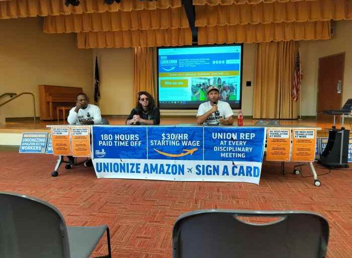 Amazon whole foods unionization heat map union