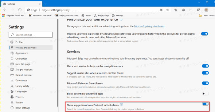A New Feature In Sidebar Has Been Introduced For Microsoft Edge And ... Microsoft edge sidebar search pinterest integration features