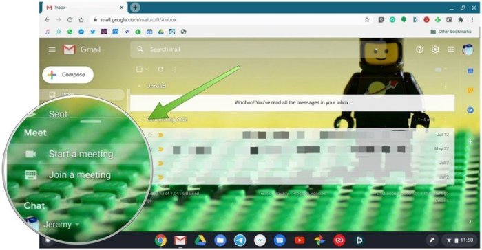 Google meet touch ups on mobile