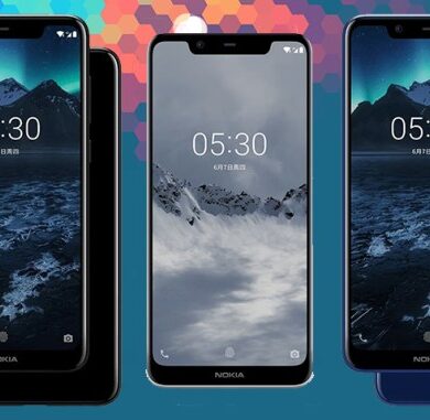 Nokia x5 smartphone notch dual camera