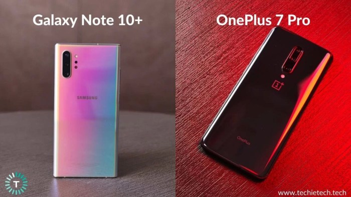 Galaxy note 10 vs oneplus 7 pro