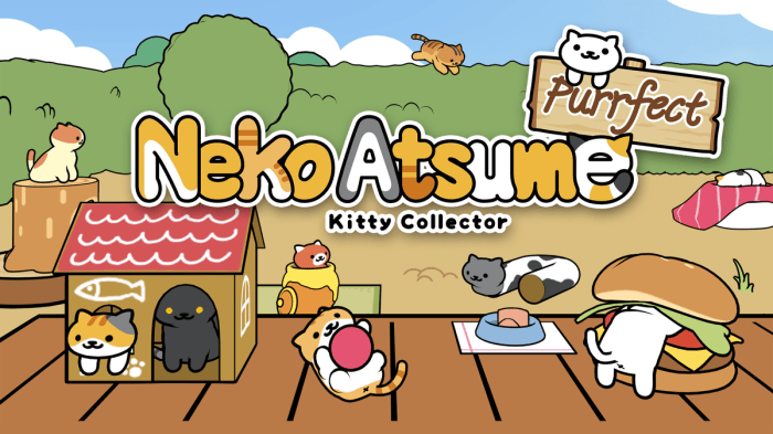 Neko atsume cat collecting mobile game live action movie