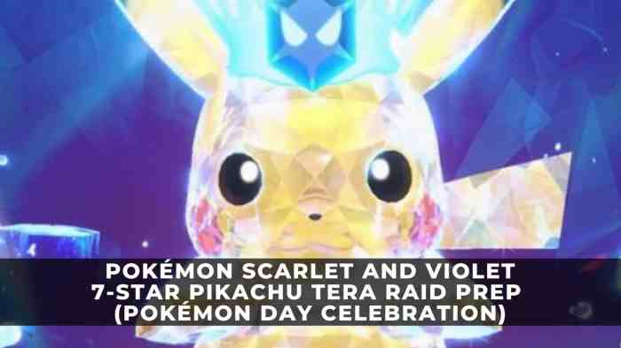Pokemon scarlet and violet every tera raid battle event
