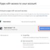 Google apps third party disconnect remove how to
