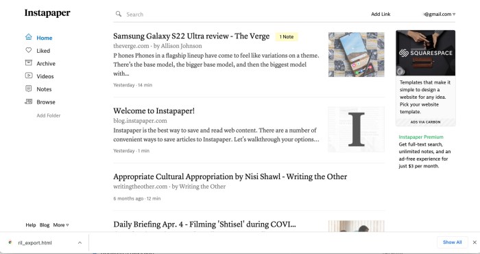 Save to medium bookmarking now available pocket instapaper read later