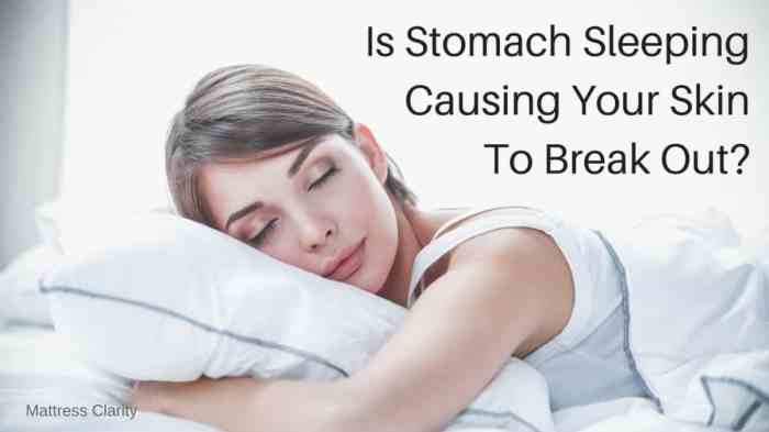 Is sleeping on your stomach really that bad