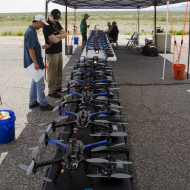 Darpa drone crane sidearm project