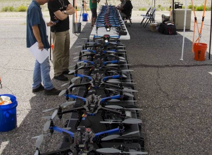 Darpa drone crane sidearm project