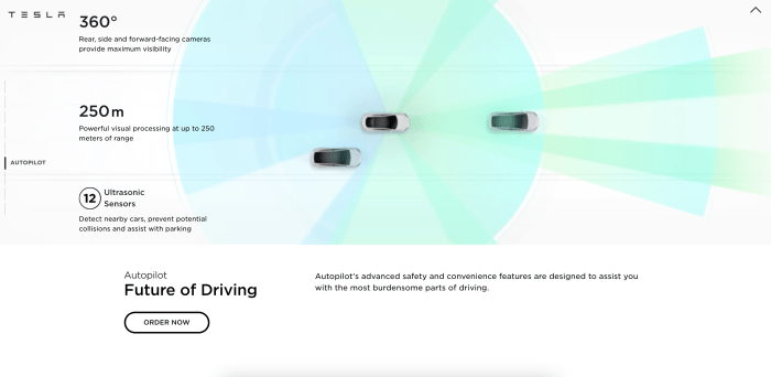 Tesla autopilot autosteer software update model s x