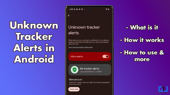How to scan for unknown trackers that might be following you
