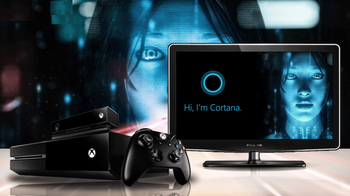 Spotify xbox one cortana controls personalized playlists