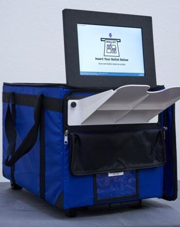 Election software maker remote access voting machine