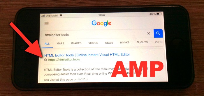 Google amp accelerated mobile page announcement standard web packaging urls