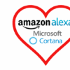 Alexa cortana now windows amazon feeling siri wonder talking left google if out echo microsoft express each other get trying