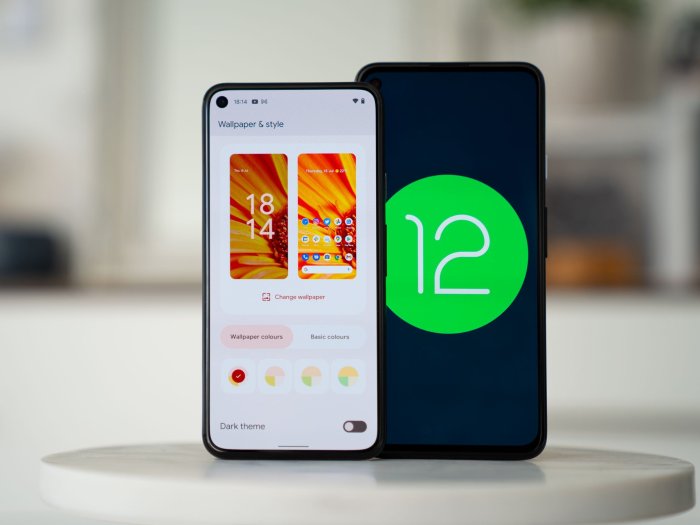 Material you theming requirement android 12