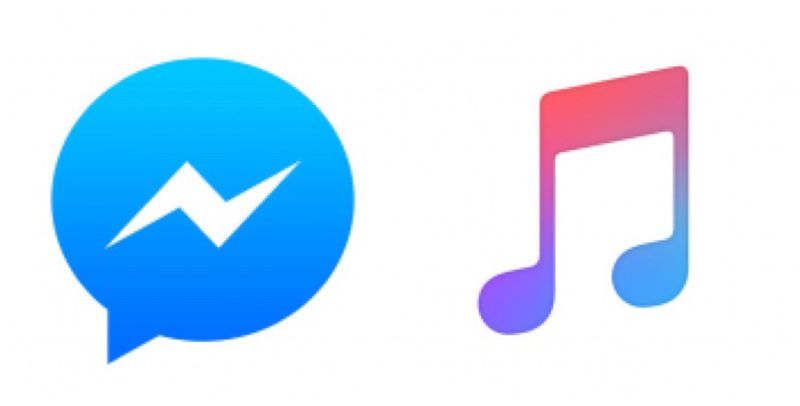 Facebook messenger apple music bot song streaming