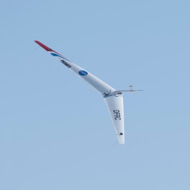 Nasa prandtl m aircraft fiberglass prototype