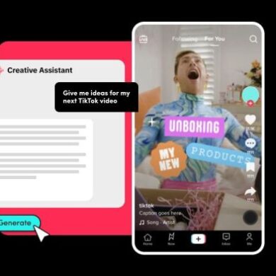 Tiktoks creative assistant is now integrated with adobe express