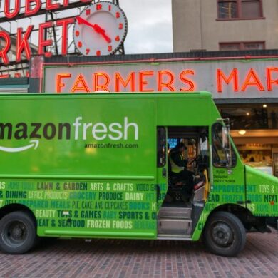 Amazon fresh free grocery delivery service fee