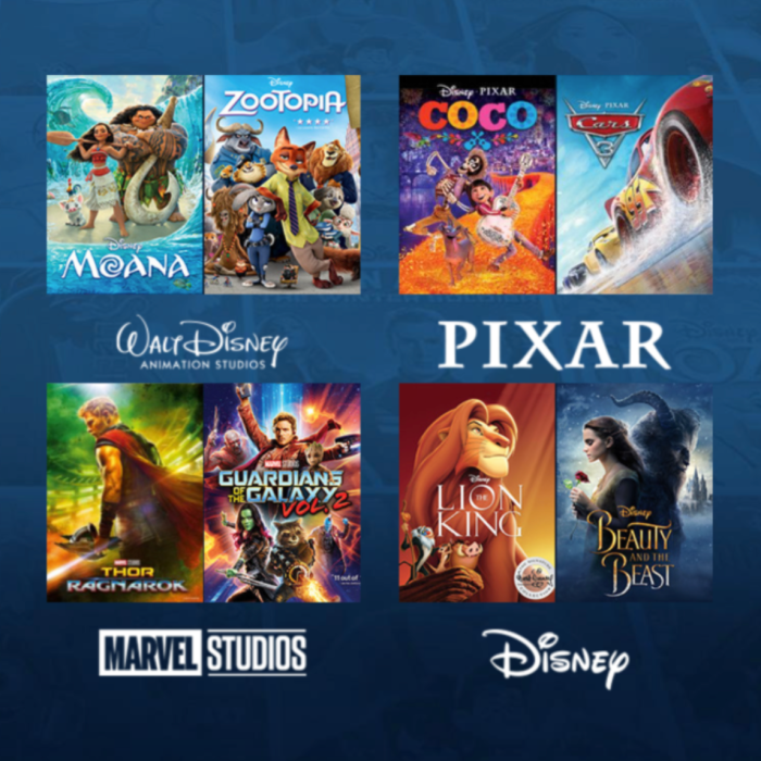 Spotify disney hub animated film live action pixar marvel star wars lion king frozen