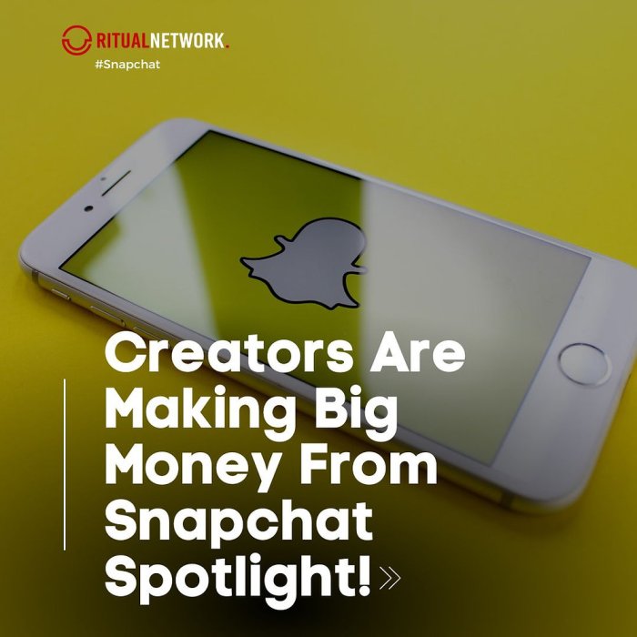 Snapchat creator monetization program stories spotlight