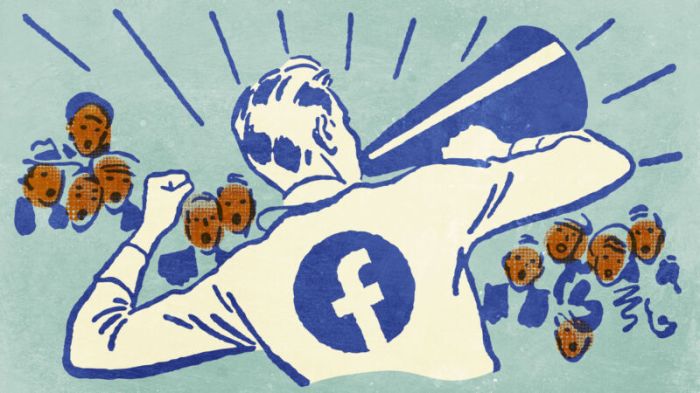 Facebook political ads targeting misinformation polarization