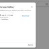 Google keep app formatting version history