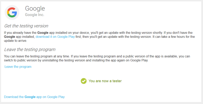 Google auction android search choice screen