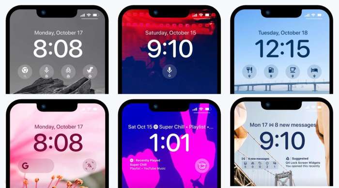 Google lock screen prototype