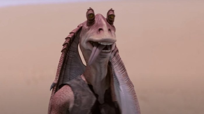 Star wars george lucas director jar jar binks