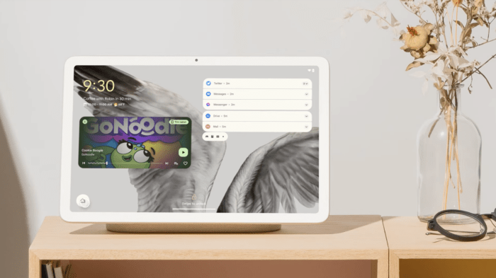 Google pixel tablet dock renders leak