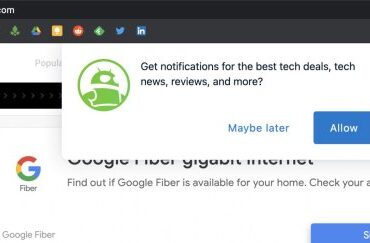 How prevent site notification popups google chrome
