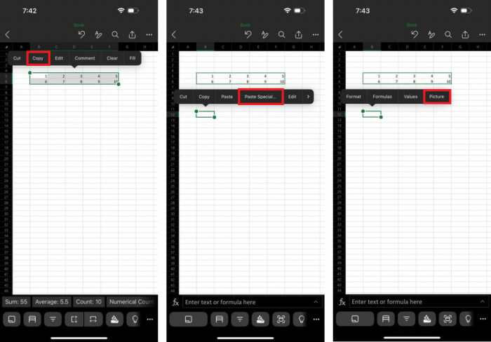Quickly turn a picture into an excel spreadsheet on your phone