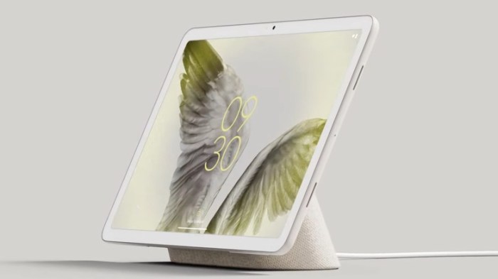Google pixel tablet dock renders leak