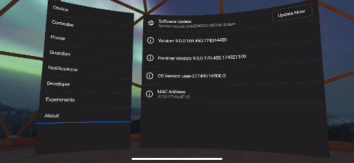 Oculus quest update firmware check how automatic updates Oculus quest update 180 rolls out new universal menu