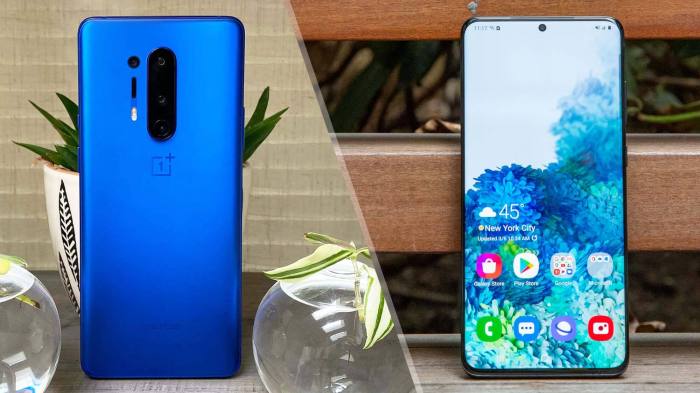 Oneplus 8 pro vs samsung galaxy s20 verizon carriers features specs