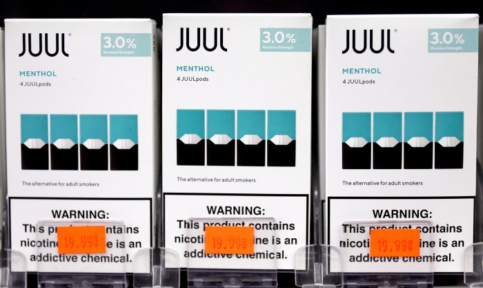 Juul suspends sale fruity flavor pods ecigarette