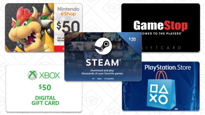 Last minute gift card best subscriptions gaming music travel