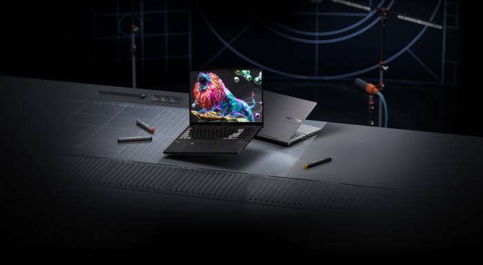 Asus zenbook pro 16x oled hinge laptop raise keyboard dial