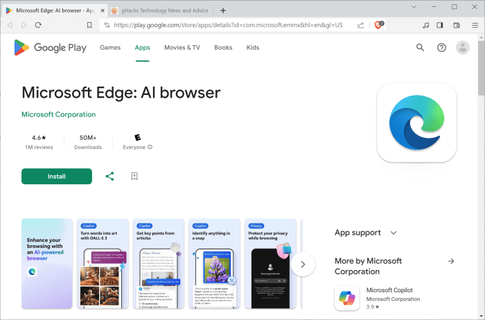 Microsoft edge is now an ai browser apparently