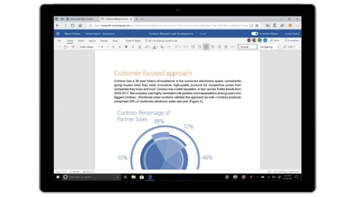 Microsoft office fluent design simplified ribbon office 365