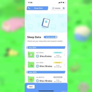 Pokemon sleep app availability