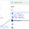 Google android 12 trash bin recover lost deleted files