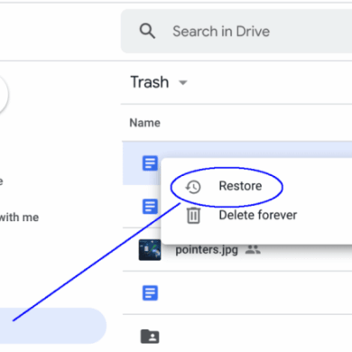 Google android 12 trash bin recover lost deleted files
