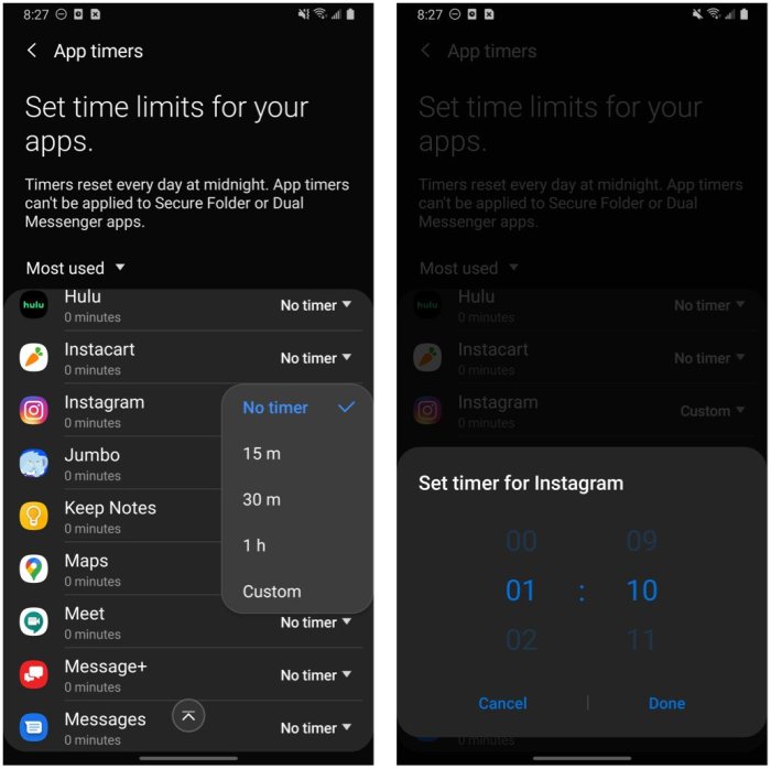 Wellbeing Android phone digital wellbeing focus sleep how to