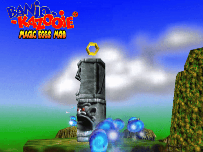 Banjo kazooie how to get the ice key and secret eggs