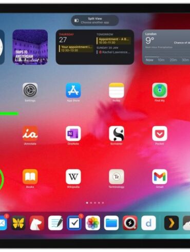 Airmail ipad app split screen