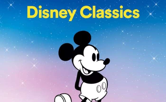 Spotify disney hub animated film live action pixar marvel star wars lion king frozen